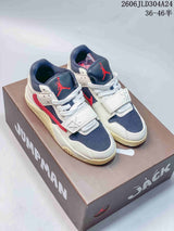 Travis Scott x Jordan Jumpman Jack Mocha Low-Top Sneakers
