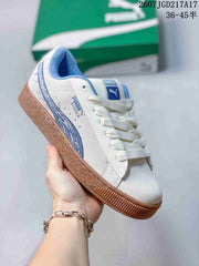 PUMA Suede XL Crush Sneakers White Blue Gum 2607JGD217A17