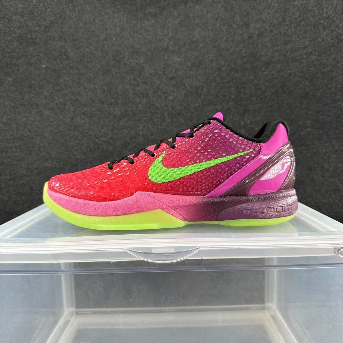 Nike Kobe 6 Basketball Shoes Red Pink Green