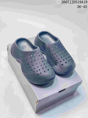 Men's Gray Perforated Slip-On Clogs 2607JJD519A19