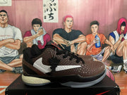 Nike Zoom Basketball Shoes in Brown and Black