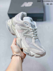 New Balance 9060 Sneakers White with Mint Accents