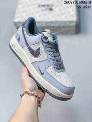 Nike Air Force 1 Low Gray White Sneakers