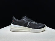 On THE ROGER Clubhouse Pro Tennis Sneakers Black and White