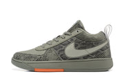 Nike Book 1 Basketball Shoes Grey Snakeskin Print