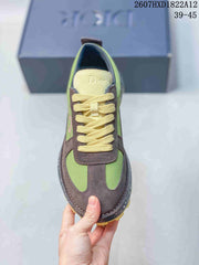 Dior Squash Sneakers Green and Brown 2607HXD1822A12