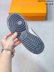 Nike SB Dunk Low LV Monogram White and Navy Sneakers