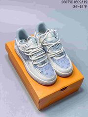 Nike Air Force 1 Low Gray White Sneakers