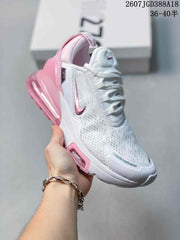 Nike Air Max 270 Premium White Pink Sneakers