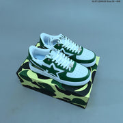 BAPE SK8 STA Low-Top Sneakers in Blue or Green