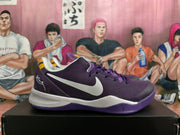 Nike Kobe 8 Basketball Shoes Purple and White