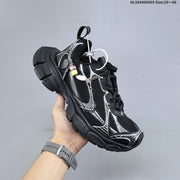 Balenciaga Phantom Sneakers in White and Metallic Gold