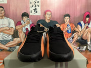 Black and Orange Basketball Sneakers