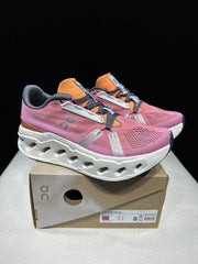 On CloudEclipse Running Shoes in Pink and White