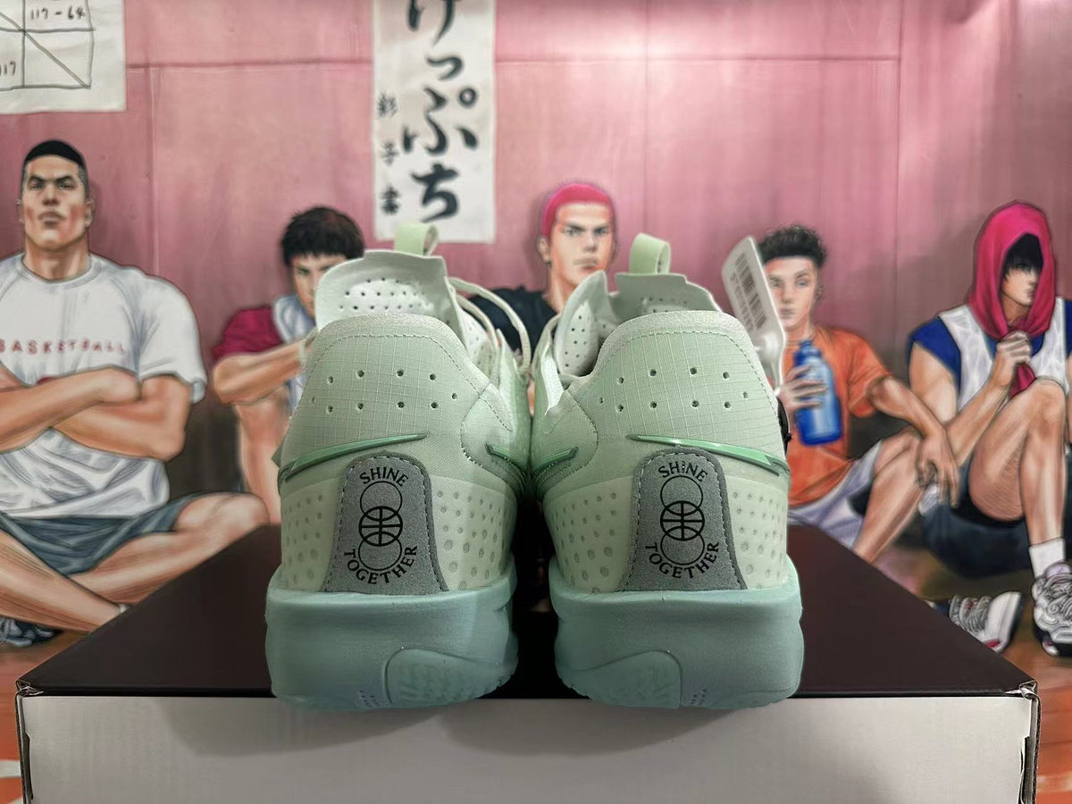 Nike G.T. Jump 2 Basketball Shoes, Pale Green and White
