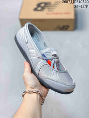 New Balance Flat Breeze Women's Mary Jane Sneakers Silver 711260QQT