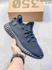 Adidas Yeezy Knit Sneakers with Ribbed Sole