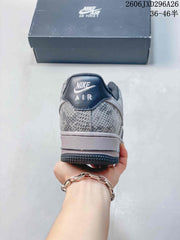 Nike Air Force 1 '07 Low Sneakers in Grey Snakeskin Print
