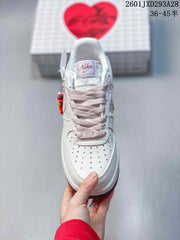 Nike Air Force 1 '07 Low Sneakers White and Pink 2601JXD293A28