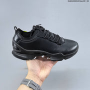 ECCO Men's Black Casual Sneakers with Lace-Up Design