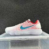 Nike White, Blue & Red Printed Sneakers