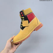 Timberland High-Top Lace-Up Boots, Wheat and Black