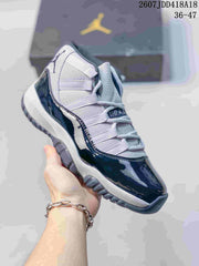 Jordan Air Jordan 11 Retro High-Top Sneakers Navy Grey 2607JDD418A18