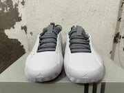 Adidas White and Grey Basketball Sneakers
