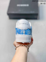 NUMERIS Blue Low-Top Platform Sneakers 2607JDY558A18