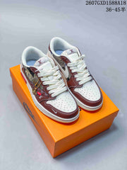 Nike Air Jordan 1 Low OG SP Sneakers Military Blue and Brown