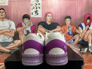 Nike Basketball Shoes White Purple Red