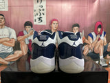 Jordan 11 Low Navy Blue and White Sneakers