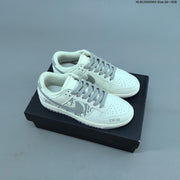 Nike Dunk Low-Style Sneakers with Designer-Inspired Details
