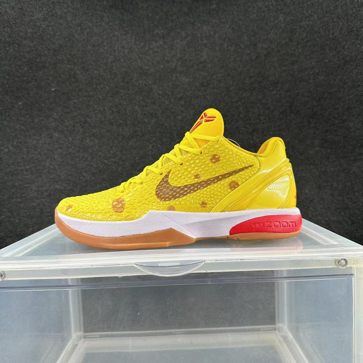 Nike Kobe Basketball Shoes Yellow and Red