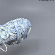 Balenciaga Phantom Sneaker in White and Light Blue, Style 825597
