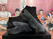 Adidas Basketball Shoes Black and Dark Gray High-Top