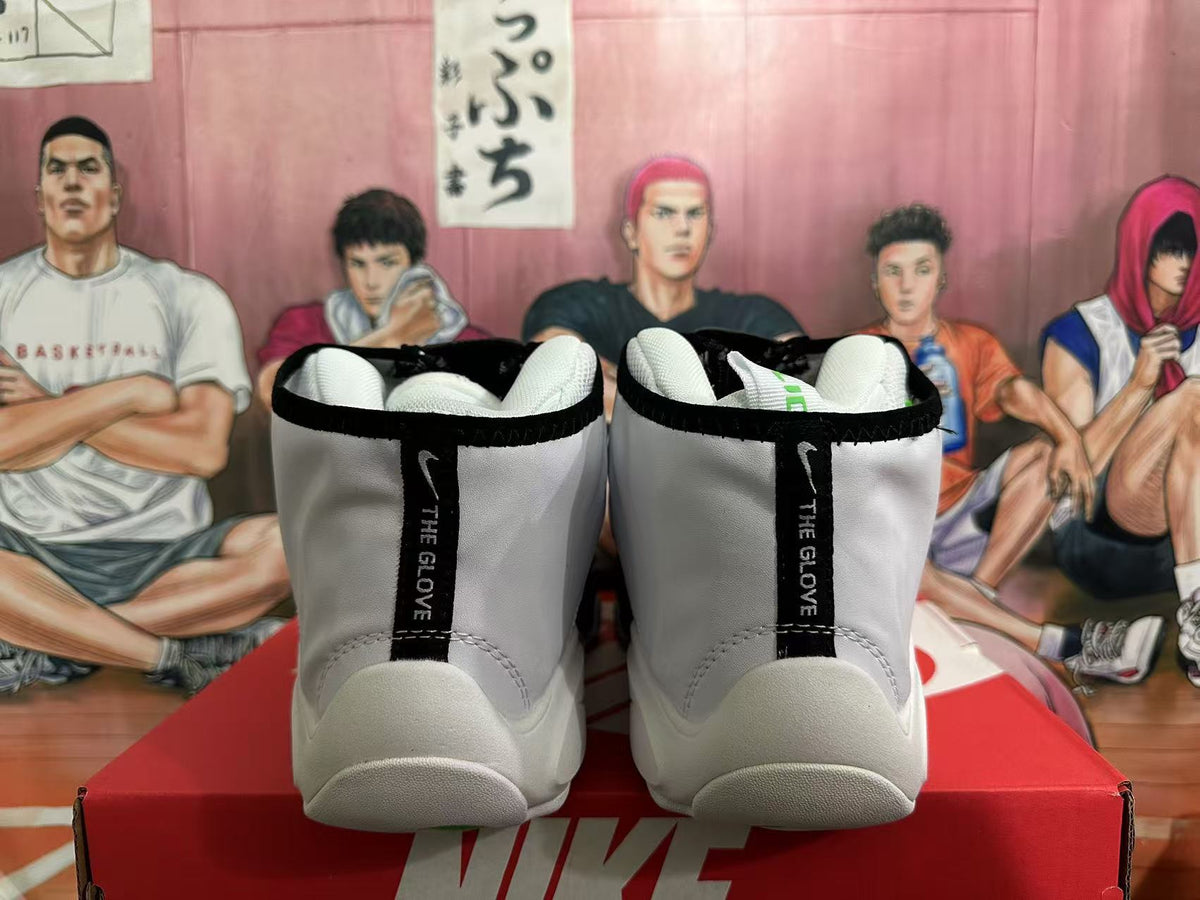 Nike Air Zoom Flight The Glove White Black Basketball Shoes