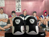 PUMA Basketball Shoes, White, Black and Red