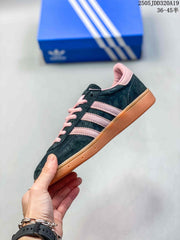 adidas Gazelle Indoor Sneakers Black Pink Gum Sole 2505JDD320A19
