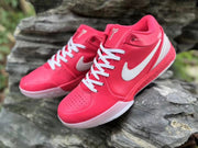 Nike Kobe 4 Basketball Shoes in Pink and White