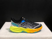 HOKA Speedgoat 5 Trail Running Shoes Black Gray