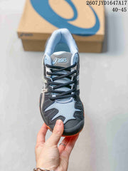 ASICS GEL-Resolution 5 Tennis Shoes Gray Black Orange