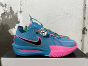 Nike GT Cut 3 Basketball Shoes in Blue and Green Pink