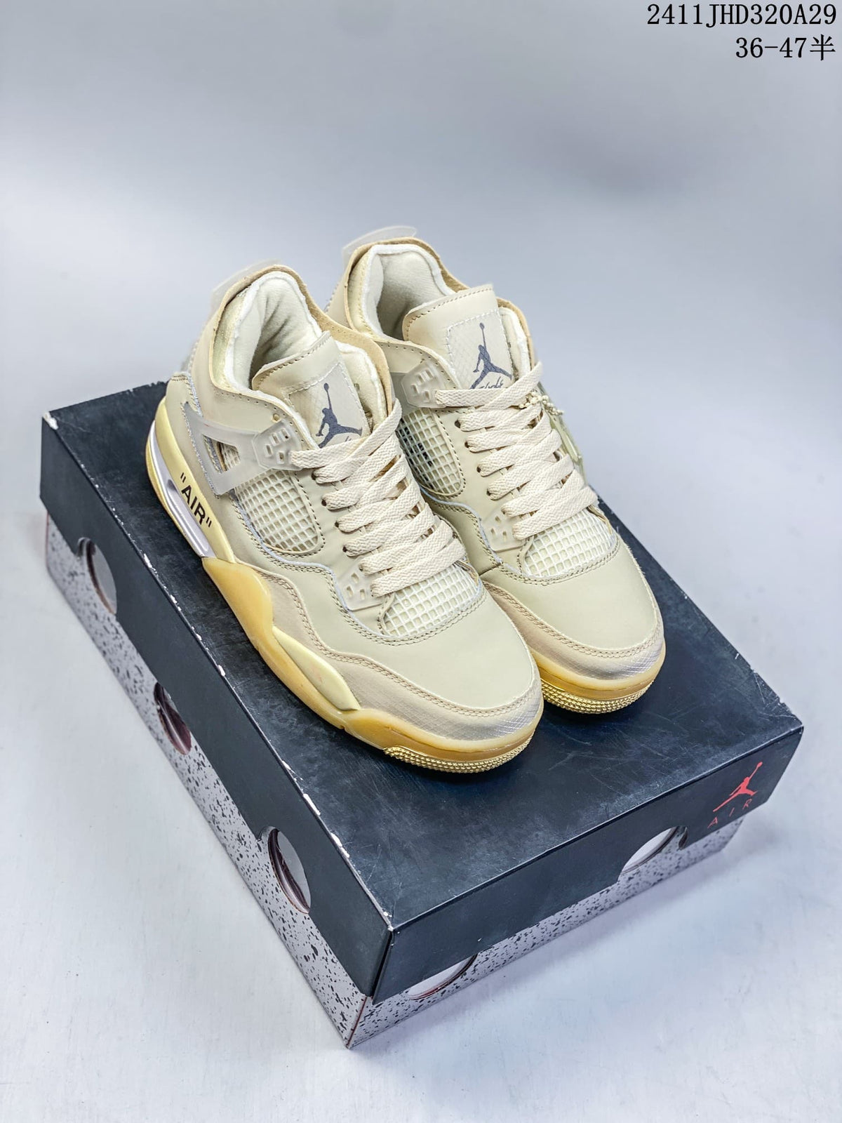 Jordan Air Jordan 4 Retro OG Sneakers Cream Style 2411JHD320A29