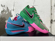 Nike GT Cut 3 Basketball Shoes in Blue and Green Pink