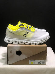 On Cloud 6 Push Sneakers White and Yellow