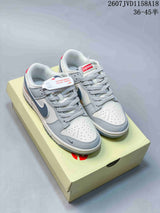Nike SB Dunk Low Gray Multi-Color Custom Style 2607JVD1158A18