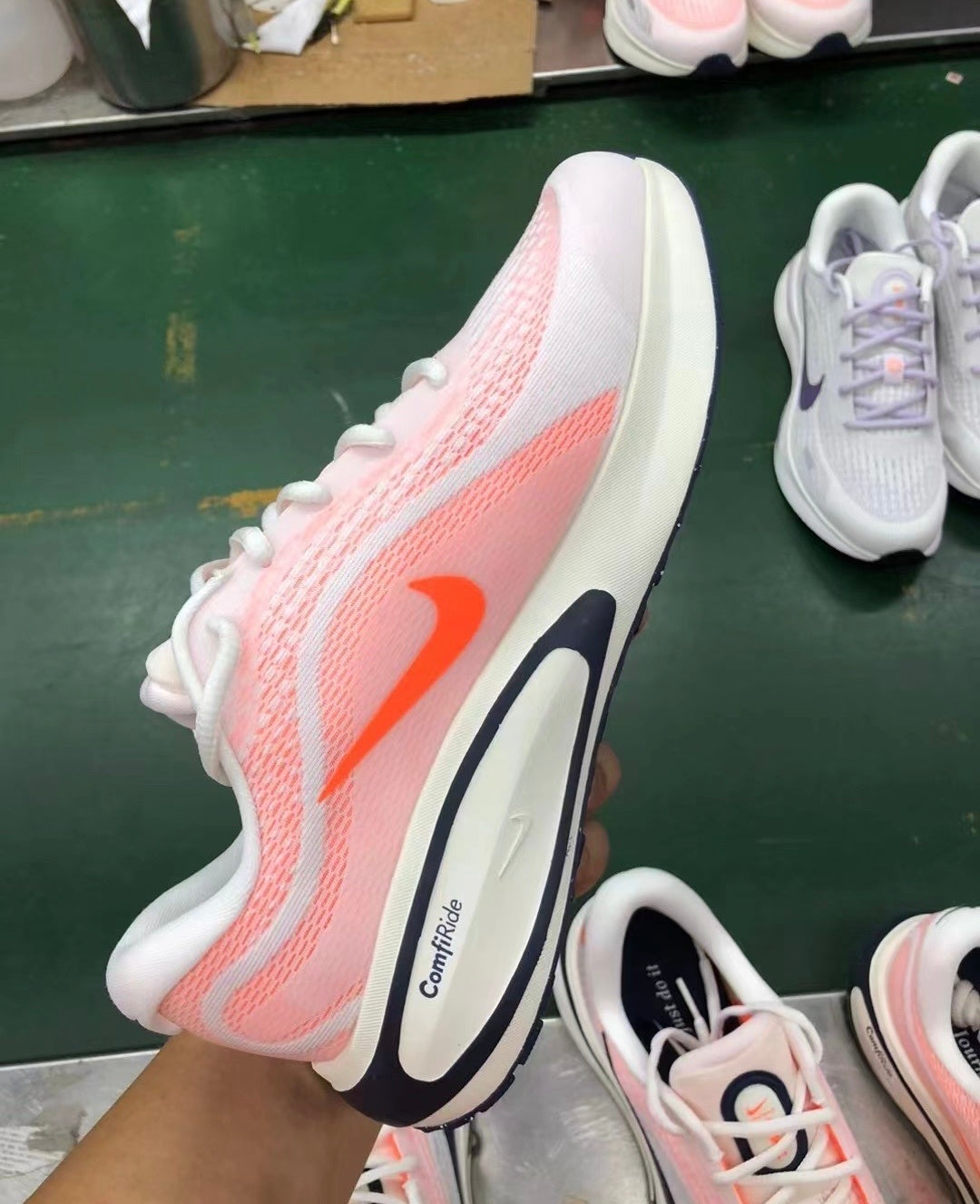 Nike Journey Run Road Running Shoes White Coral FN0228-100