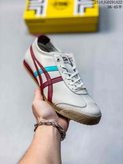 Onitsuka Tiger Sneakers White Burgundy Turquoise 2510JGD291A22