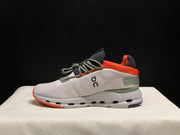 On Cloudnova 1 Sneakers, Silver and Orange